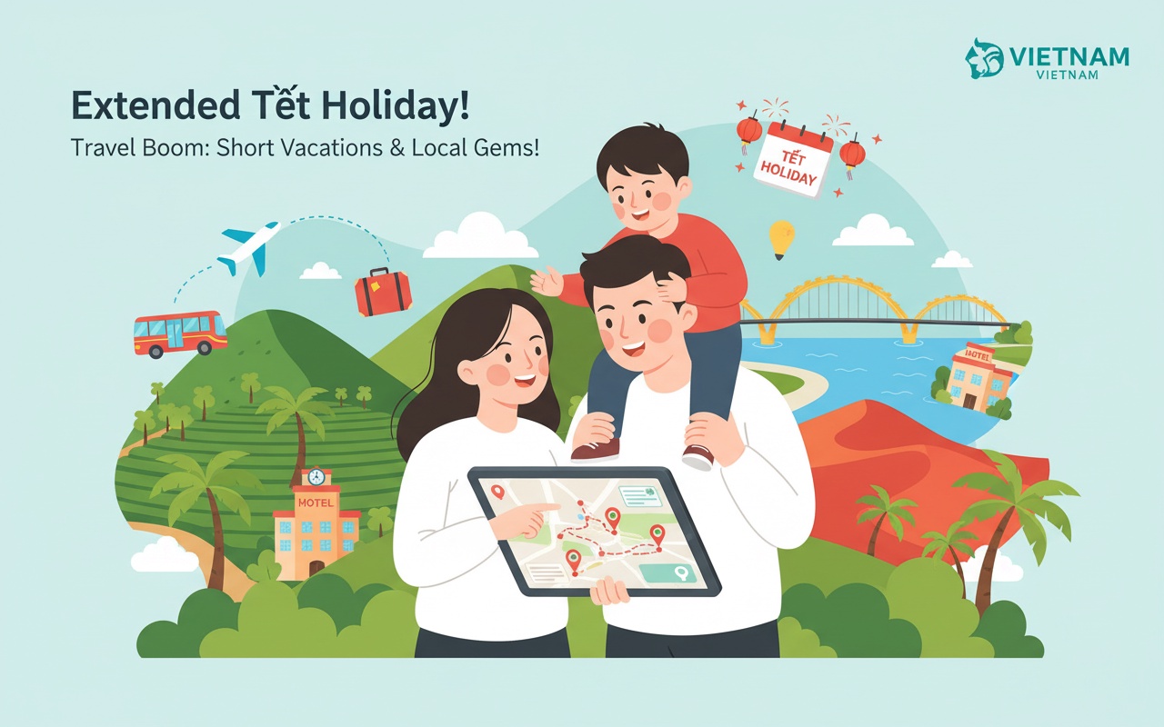 4일 간의 신정 휴가 후 여행과 숙소 예약 증가