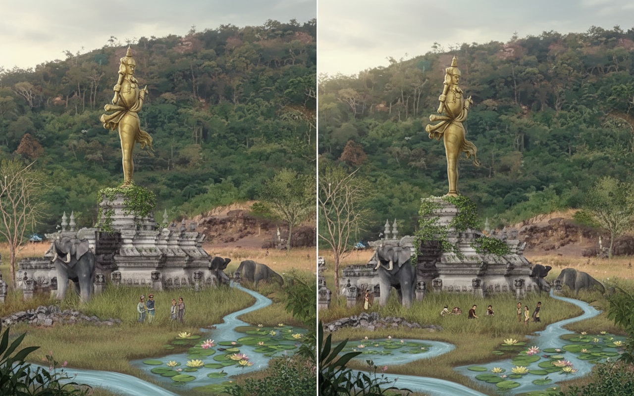 태국, 국경에서 힌두 신상 파괴 이유 밝혀