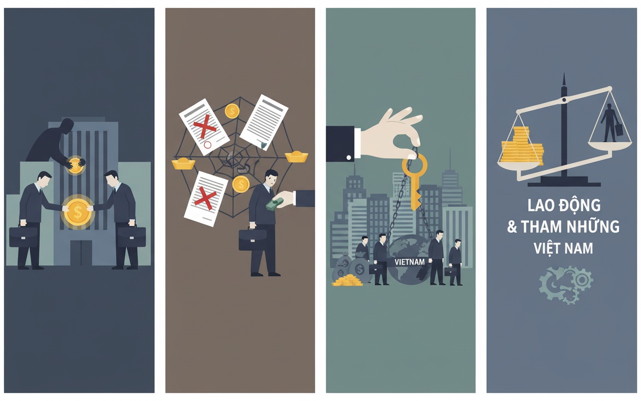 기업이 노동자들을 속여 뇌물을 준 사건