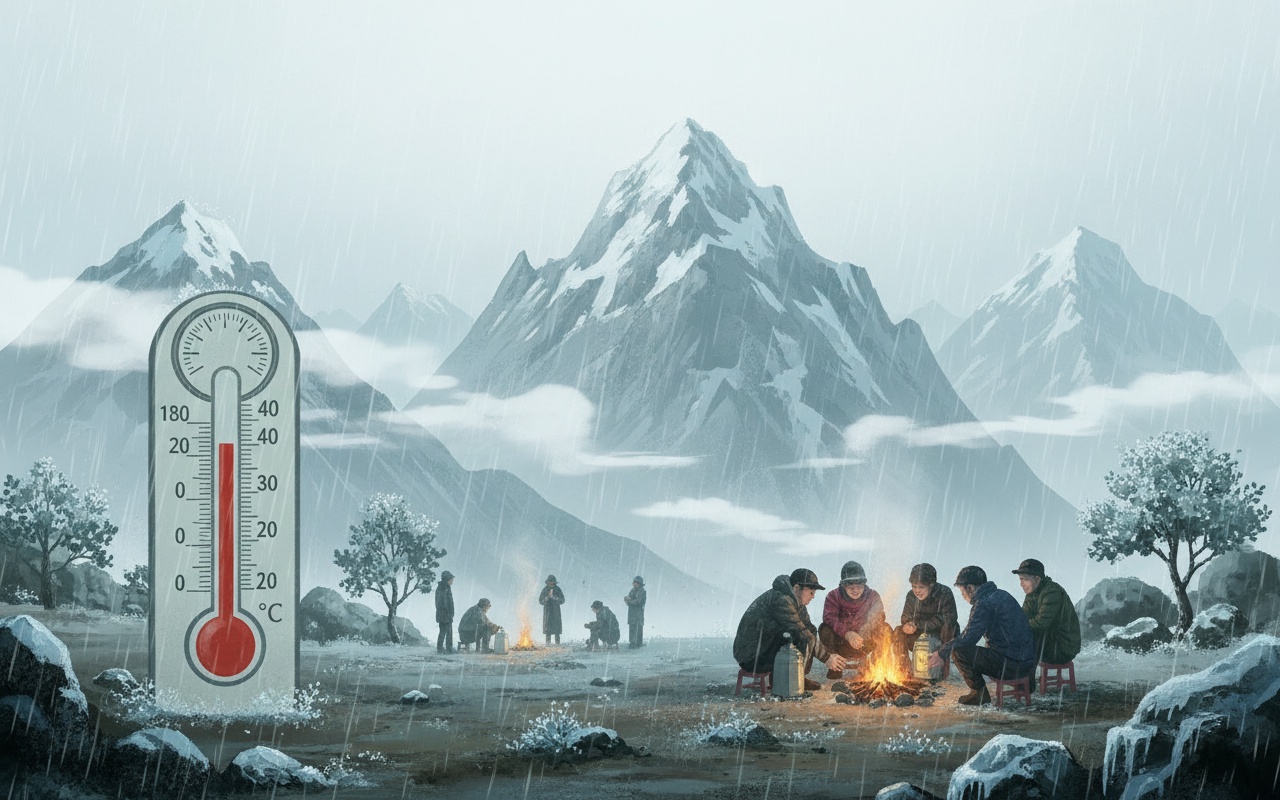 북부 지역 기온 3도까지 하락