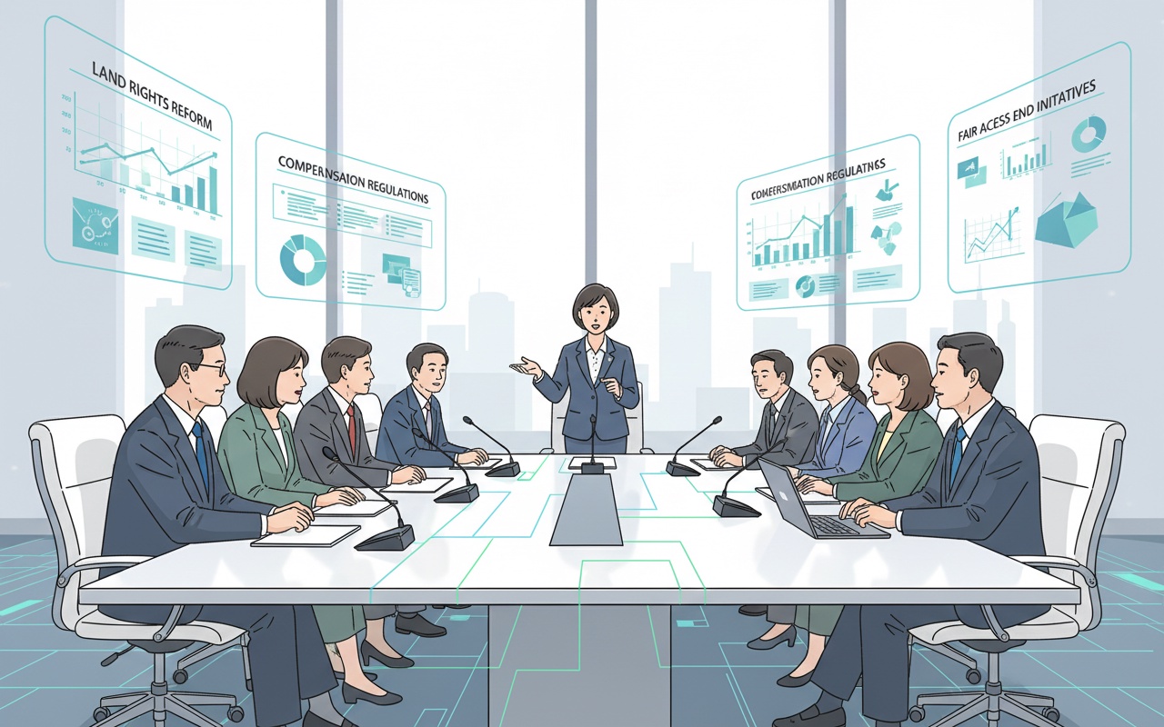 부총리: 토지 회수 후 거래 금지 기간 규정 필요