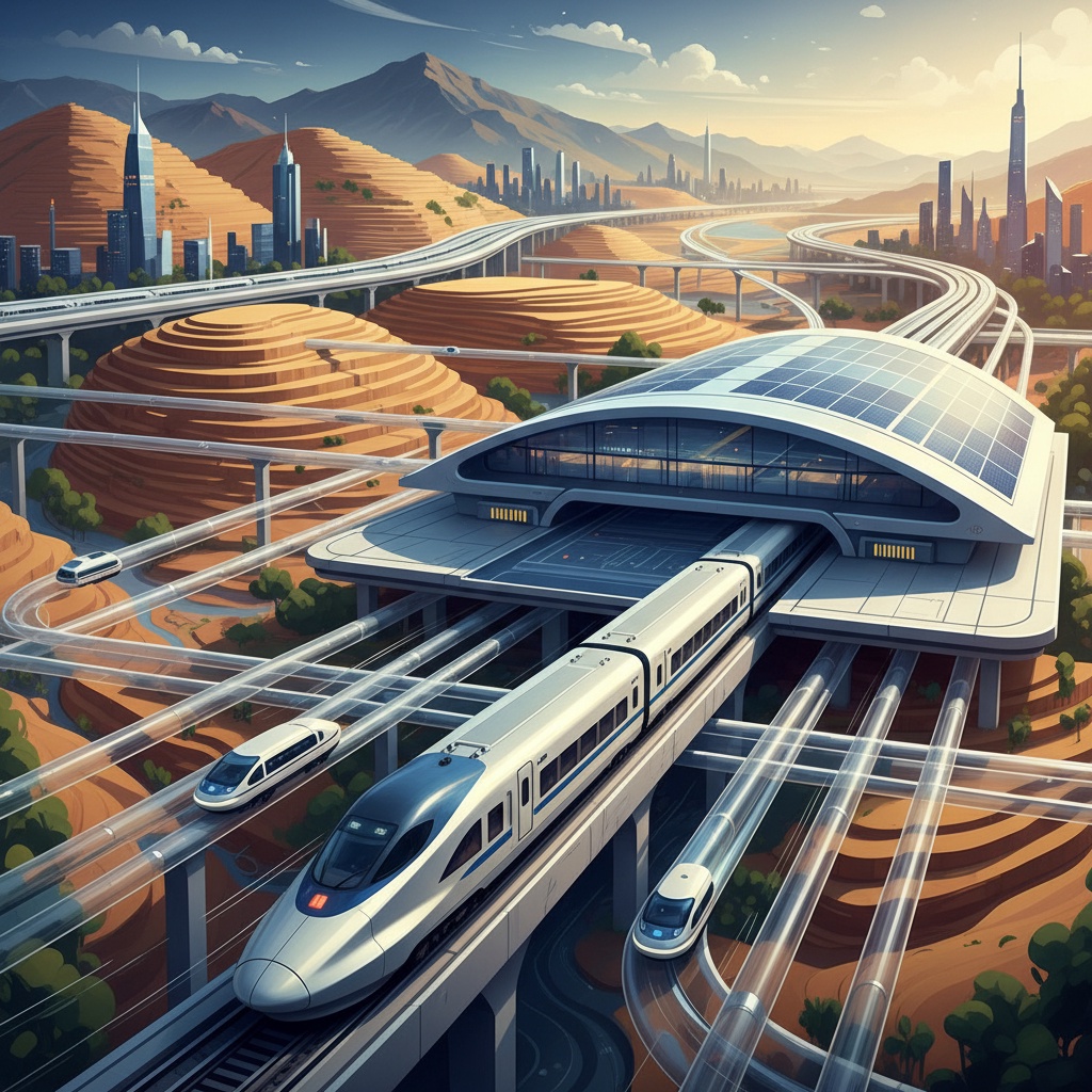 중국 고속철도망, 5만 km 돌파