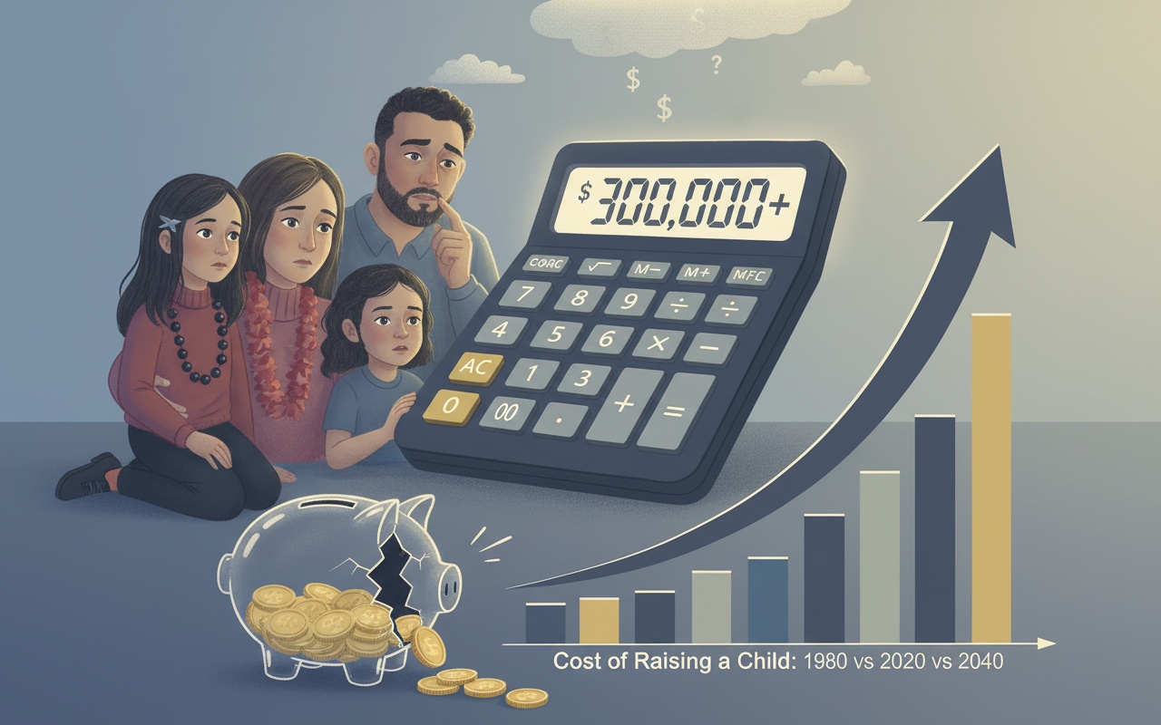 미국인들, 경제적 압박으로 자녀 출산 꺼려