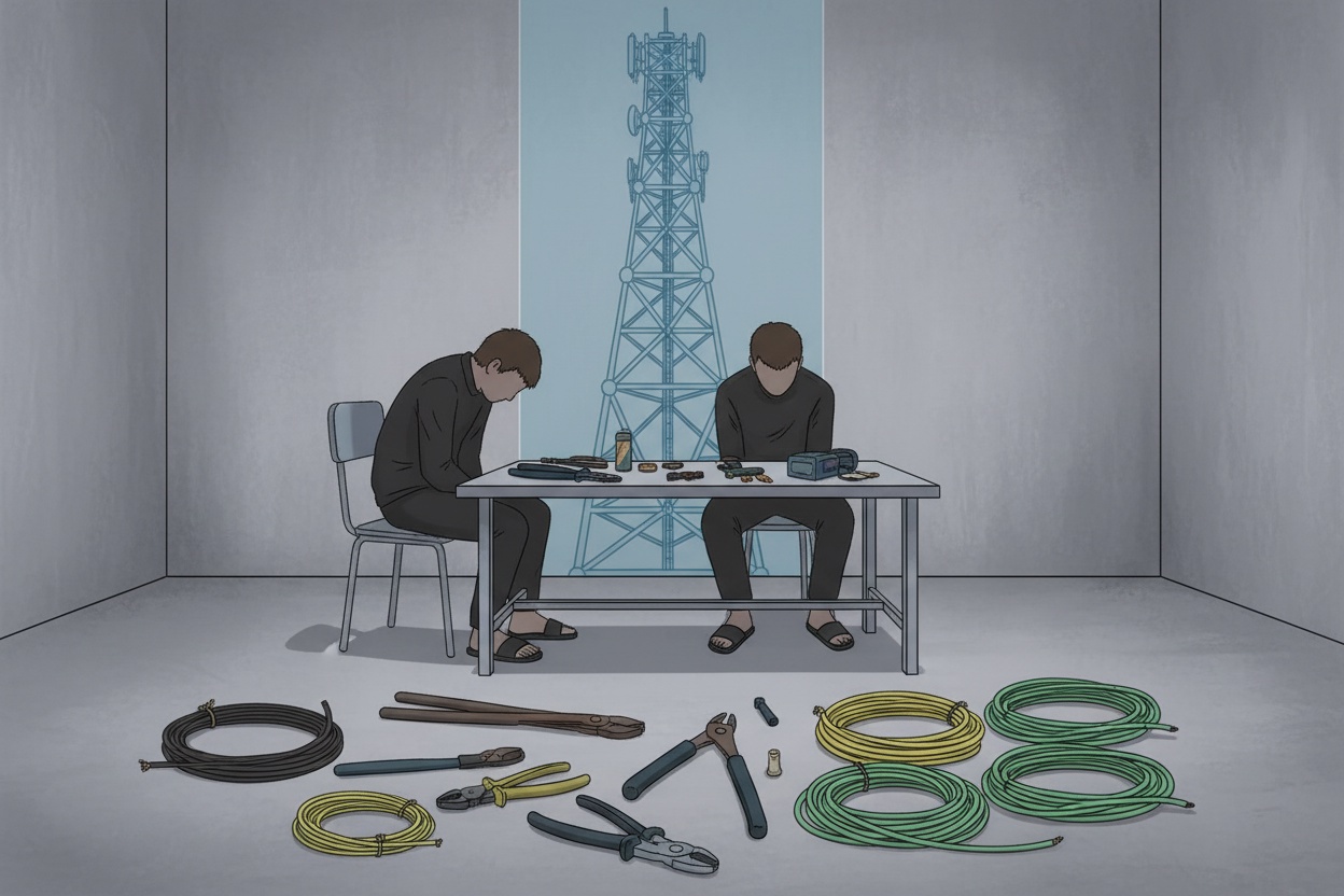 80개 사회에서 150건의 낙뢰 방지 케이블 절도 사건 발생