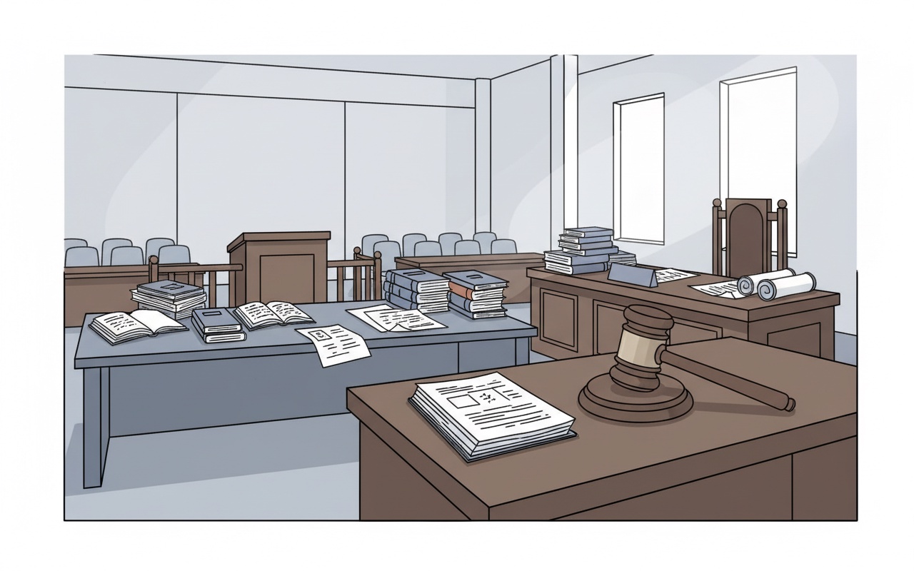 아파트에서 여성에게 폭력을 행사한 남성, 변호사 불참으로 재판 연기