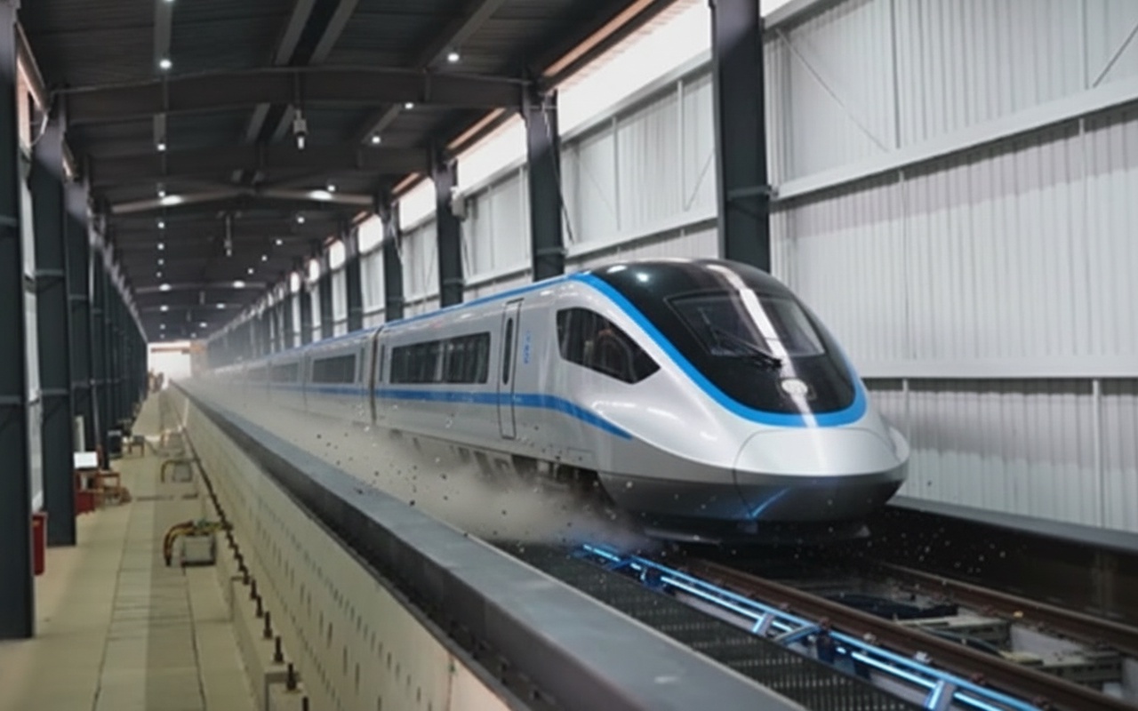 중국, 2초 만에 700km/h로 가속하는 자기 부상 열차 실험 성공