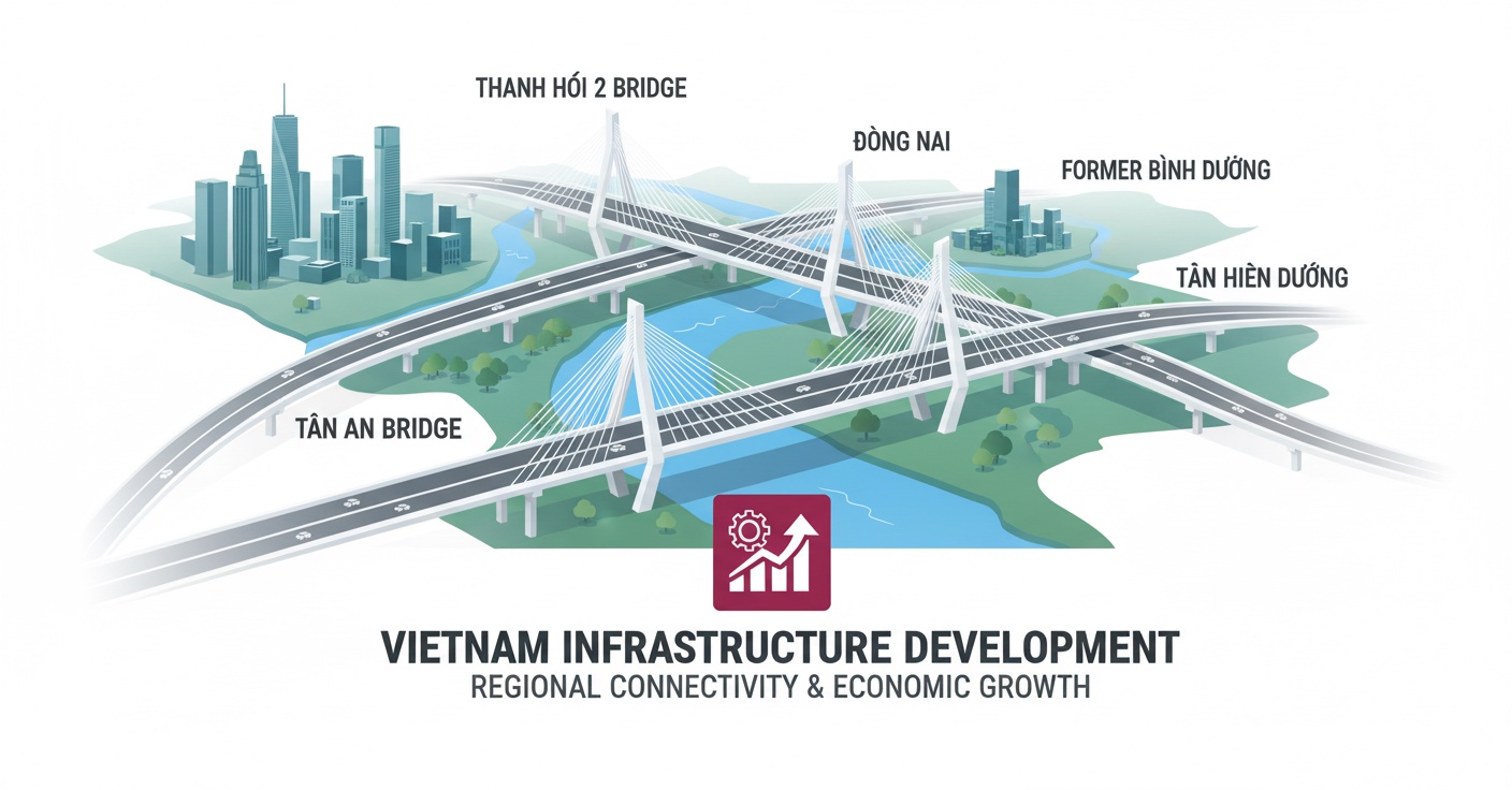 호치민시, 동나이 연결 3개 교량 투자 방침 확정