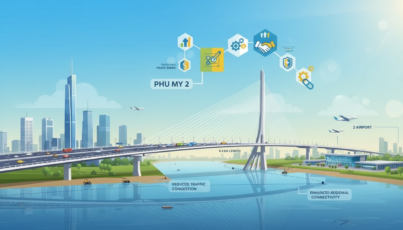 호치민시, 푸미 2 교량 및 칸지오 교량 건설 계획 승인