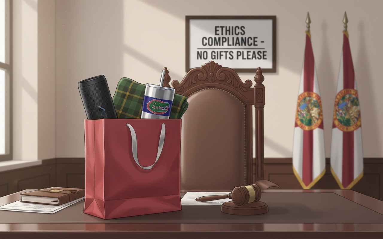 플로리다 주의원의 선물 금지 법안으로 인한 웃지 못할 상황