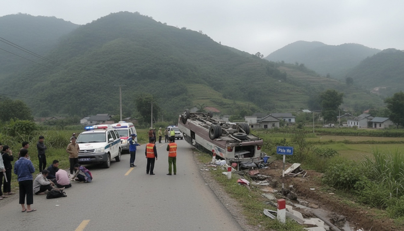 자선 단체 차량 전도 사고, 9명 사망
