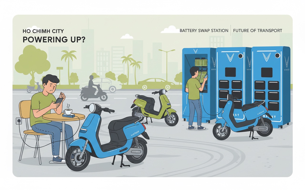 전기 스쿠터를 위한 20,000개의 배터리 교환함 제안