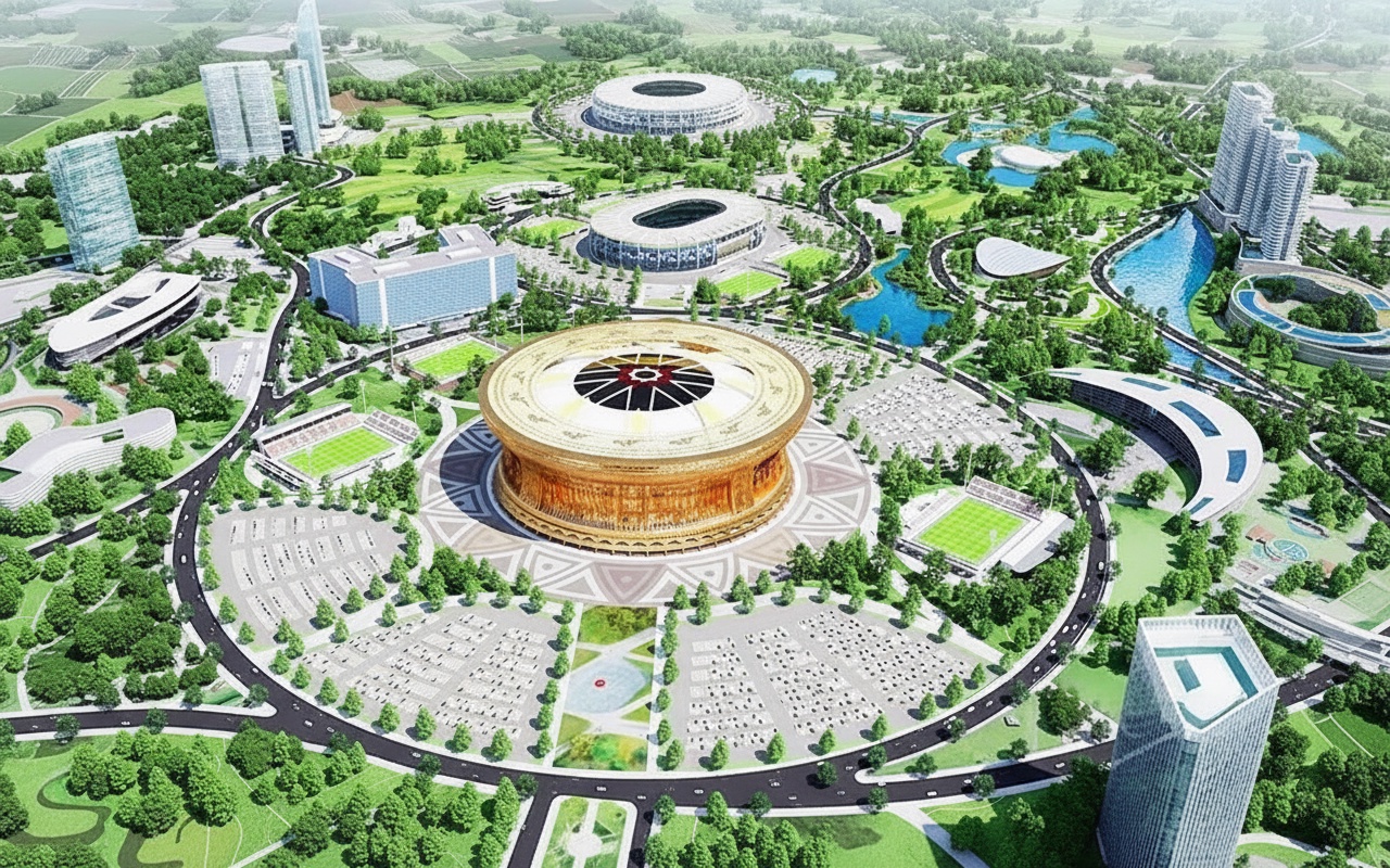 올림픽 프로젝트, e스포츠 슈퍼 경기장 및 골프장 단지 포함