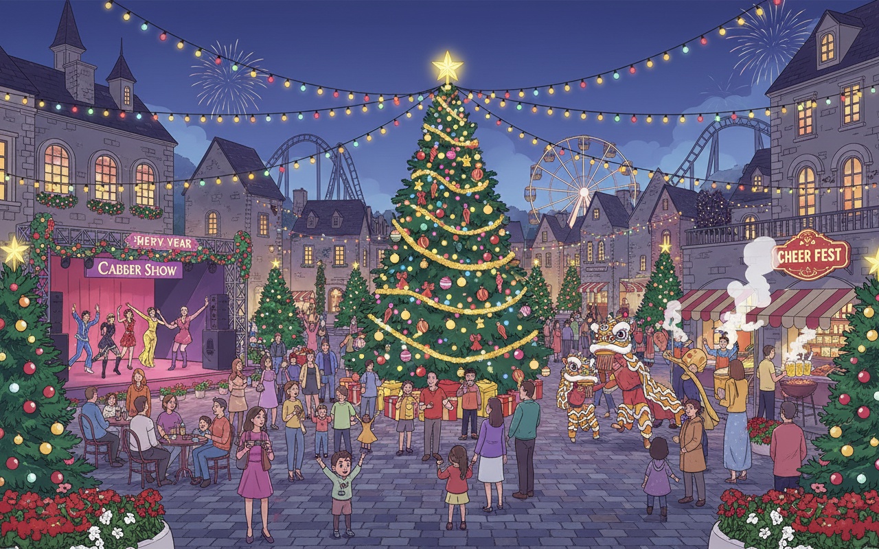 선월드 바나힐스에서의 새해 맞이 행사