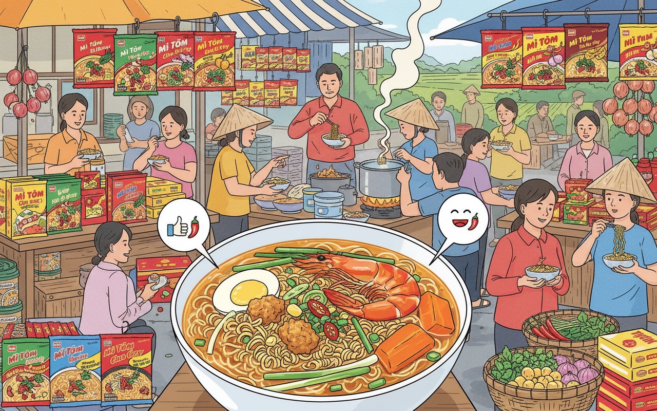 베트남, 세계에서 가장 자주 라면을 먹는 나라