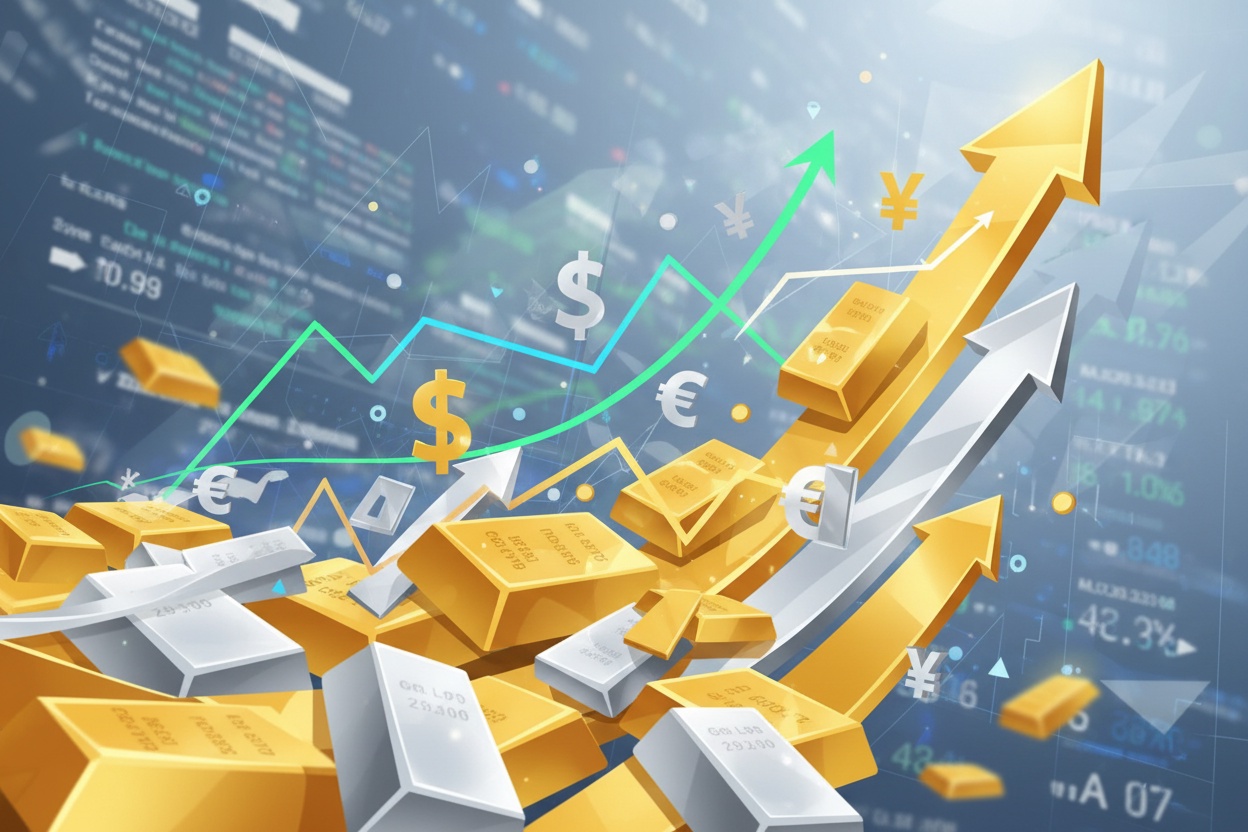 금값과 은값, 세계에서 새로운 기록 세워