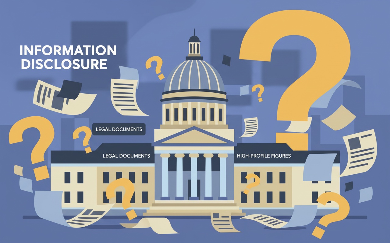 백악관, 에프스타인 사건 대응 방식에 대한 논란