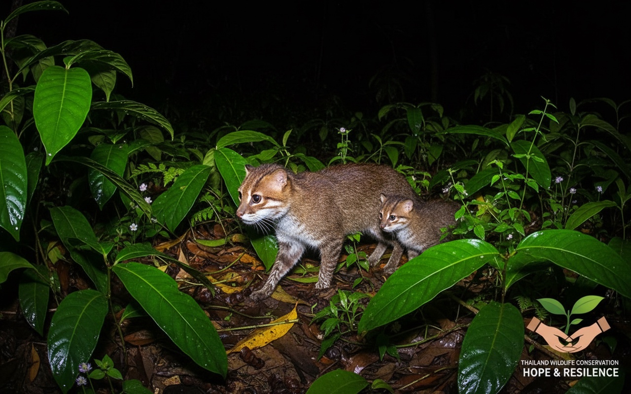 태국에서 30년 만에 '평평한 머리 고양이'의 재발견