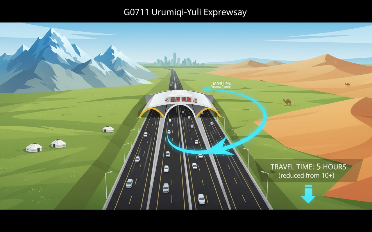 중국, 세계에서 가장 긴 고속도로 터널 개통