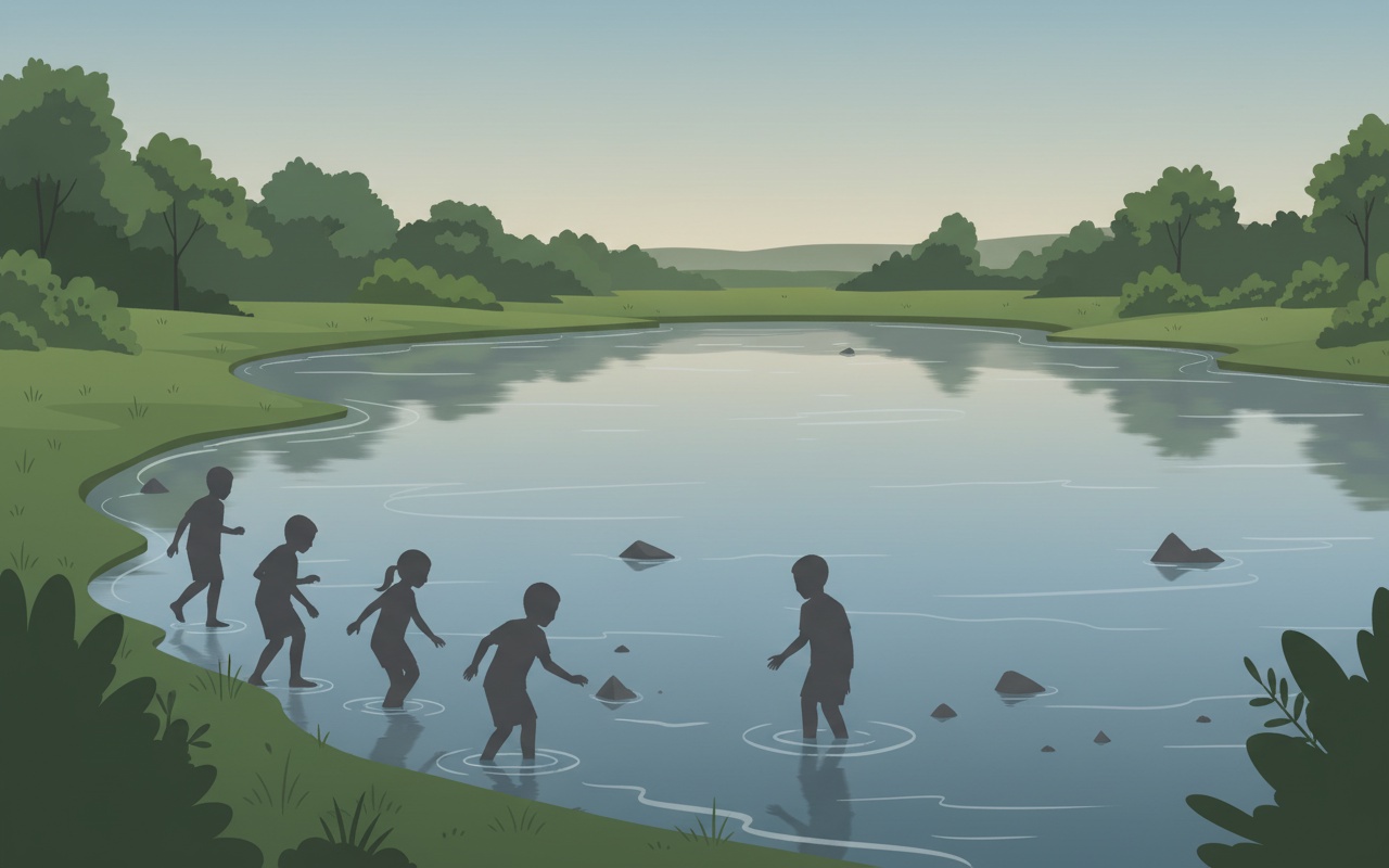 어린이, 호수에서 익사 사건 발생