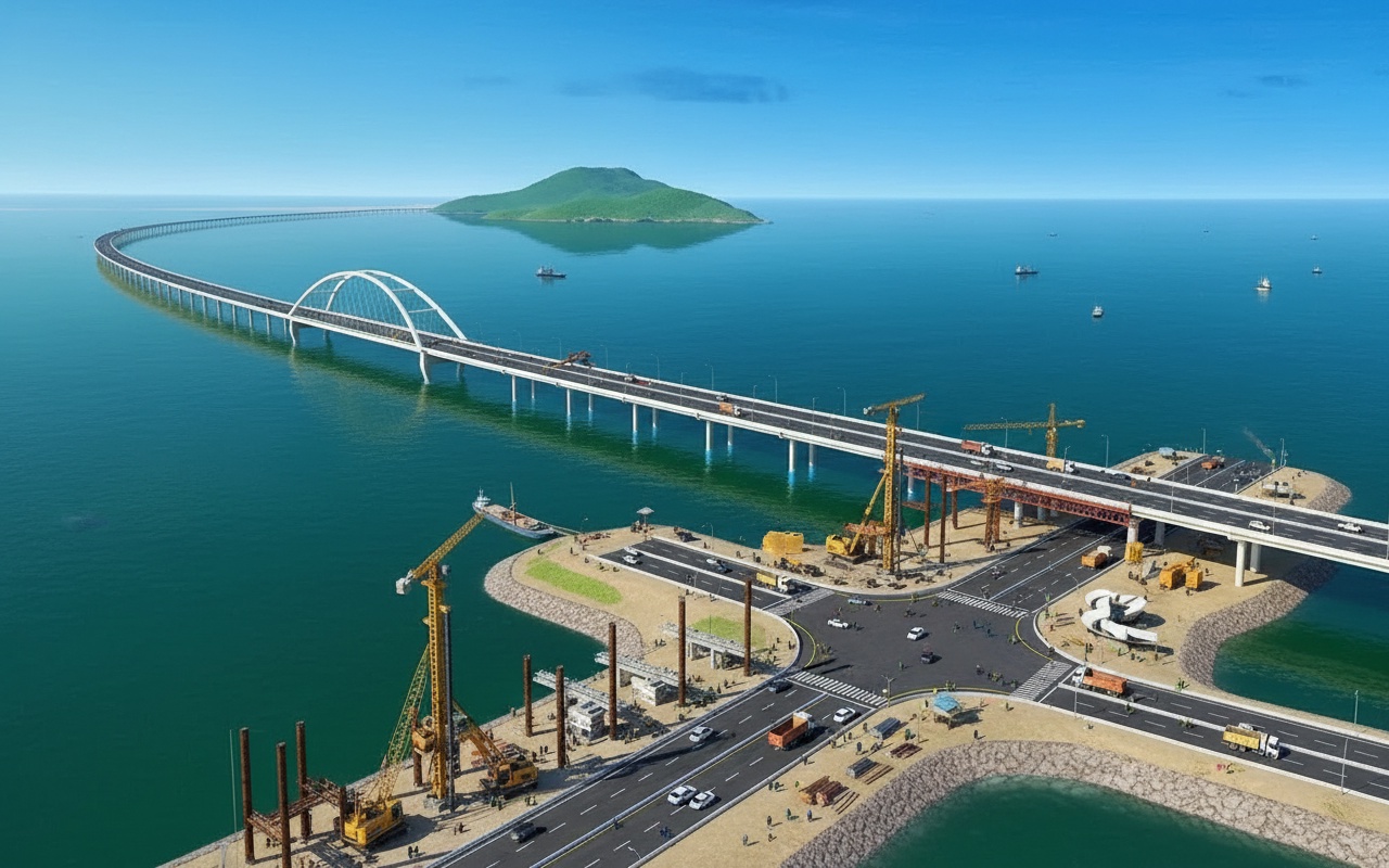 호안 코아이 섬으로 가는 해상 교량에 관광 서비스용 휴게소 필요