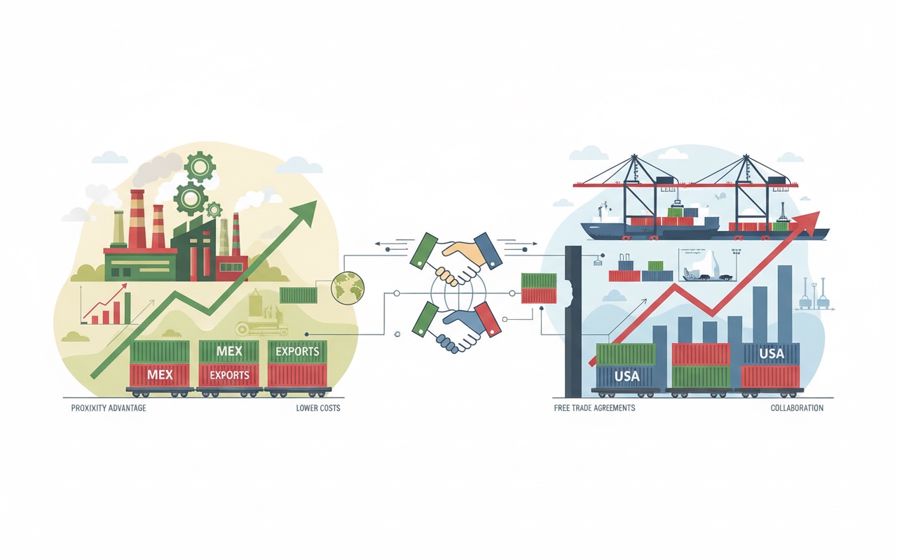멕시코, 트럼프의 수입세에서 예상치 못한 혜택을 얻다