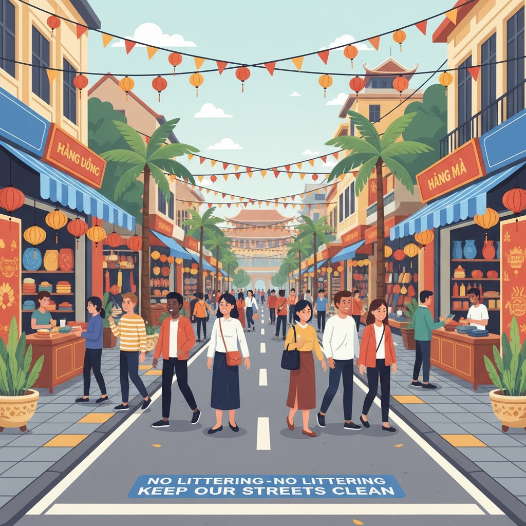 하노이 중심가, 통행이 원활하고 쾌적해지다