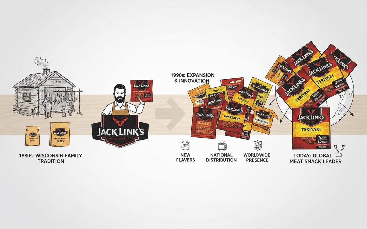 건조육으로 억만장자가 된 잭 링크