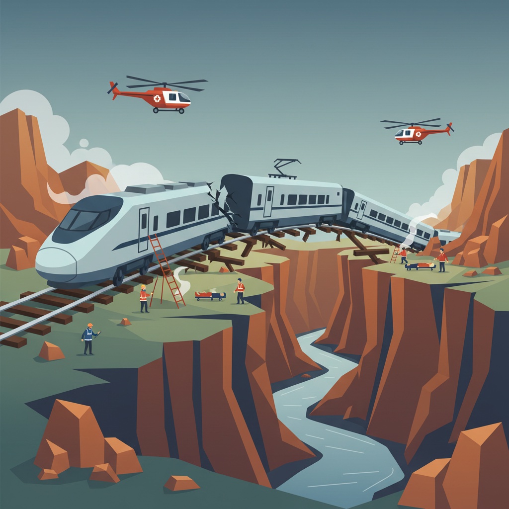 멕시코 기차 탈선, 최소 13명 사망