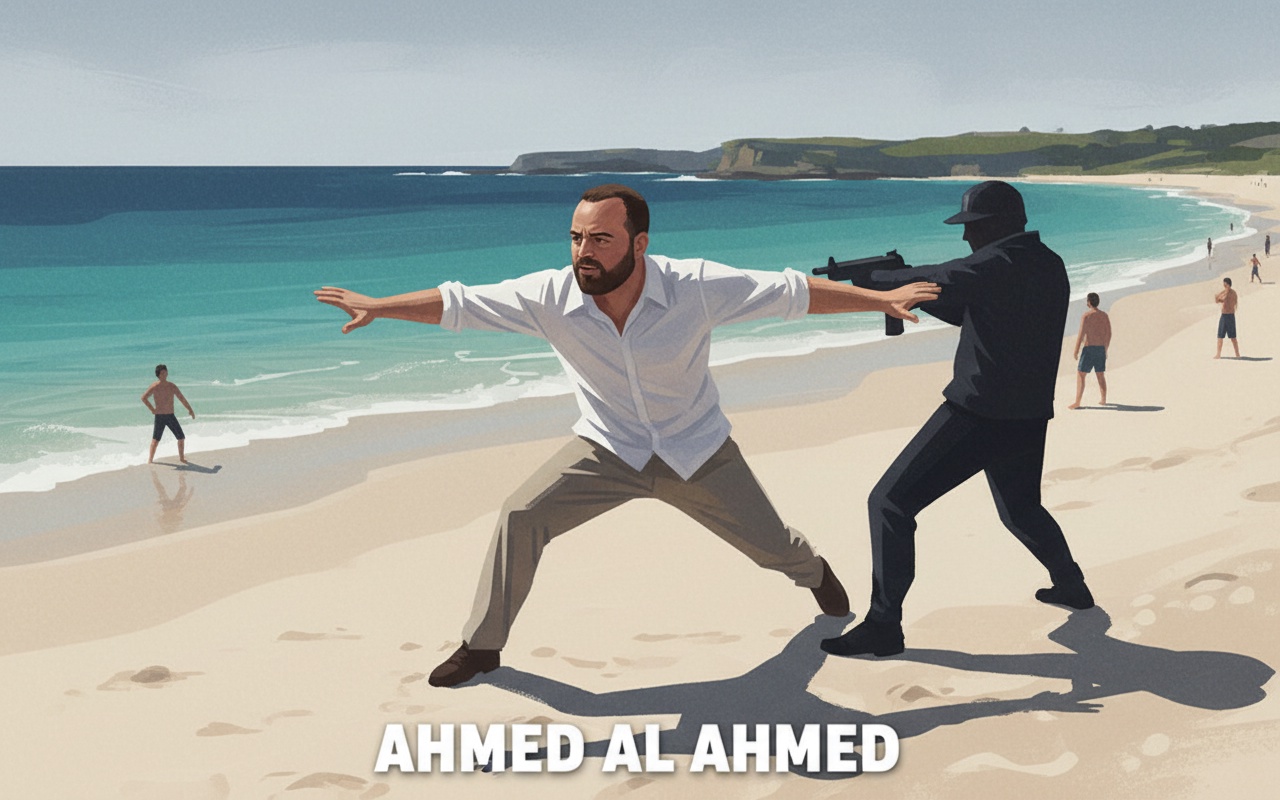 호주에서 총격범과 맞서 싸운 영웅의 이야기