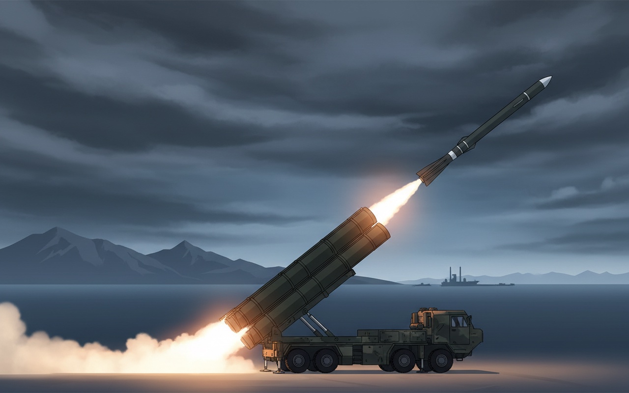 북한, 전략 순항 미사일 시험 발사