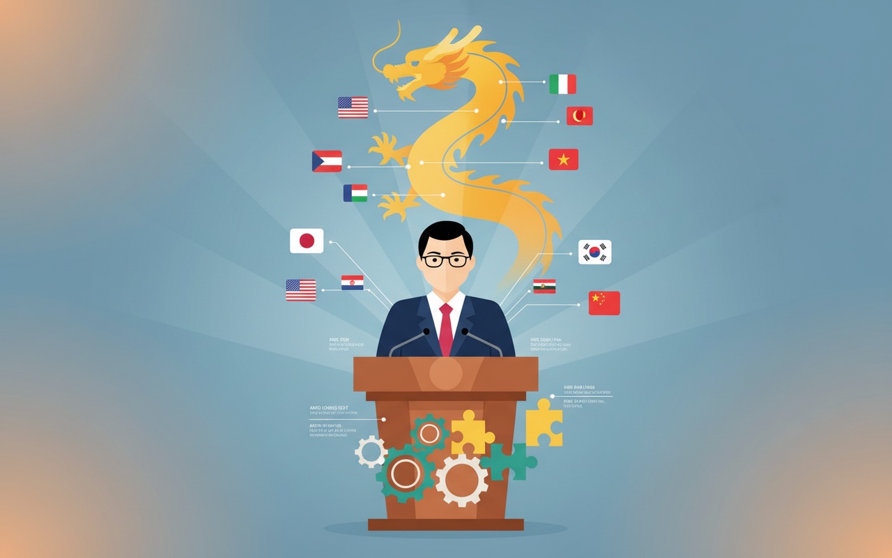 총리가 베트남 외교부에 세 가지 교훈을 제시하다