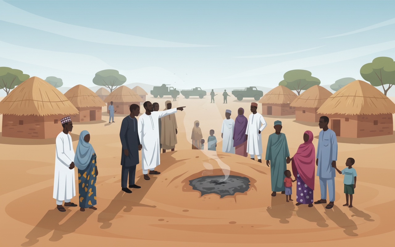 나이지리아 마을, 미국 공습에 혼란