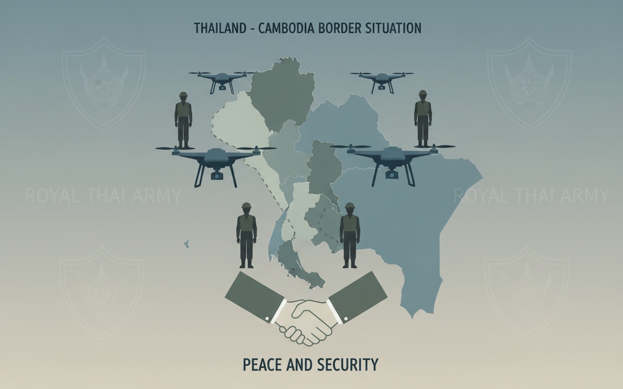 태국, 캄보디아가 250대 드론으로 영토를 침범했다고 주장