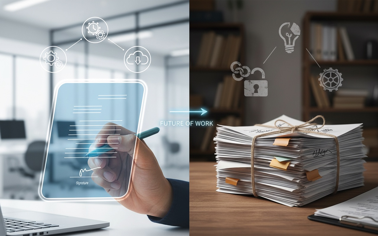 전자 근로계약서의 장점은 무엇인가?