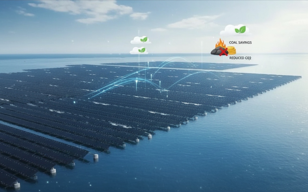 세계 최대의 해상 태양광 발전소 가동 시작