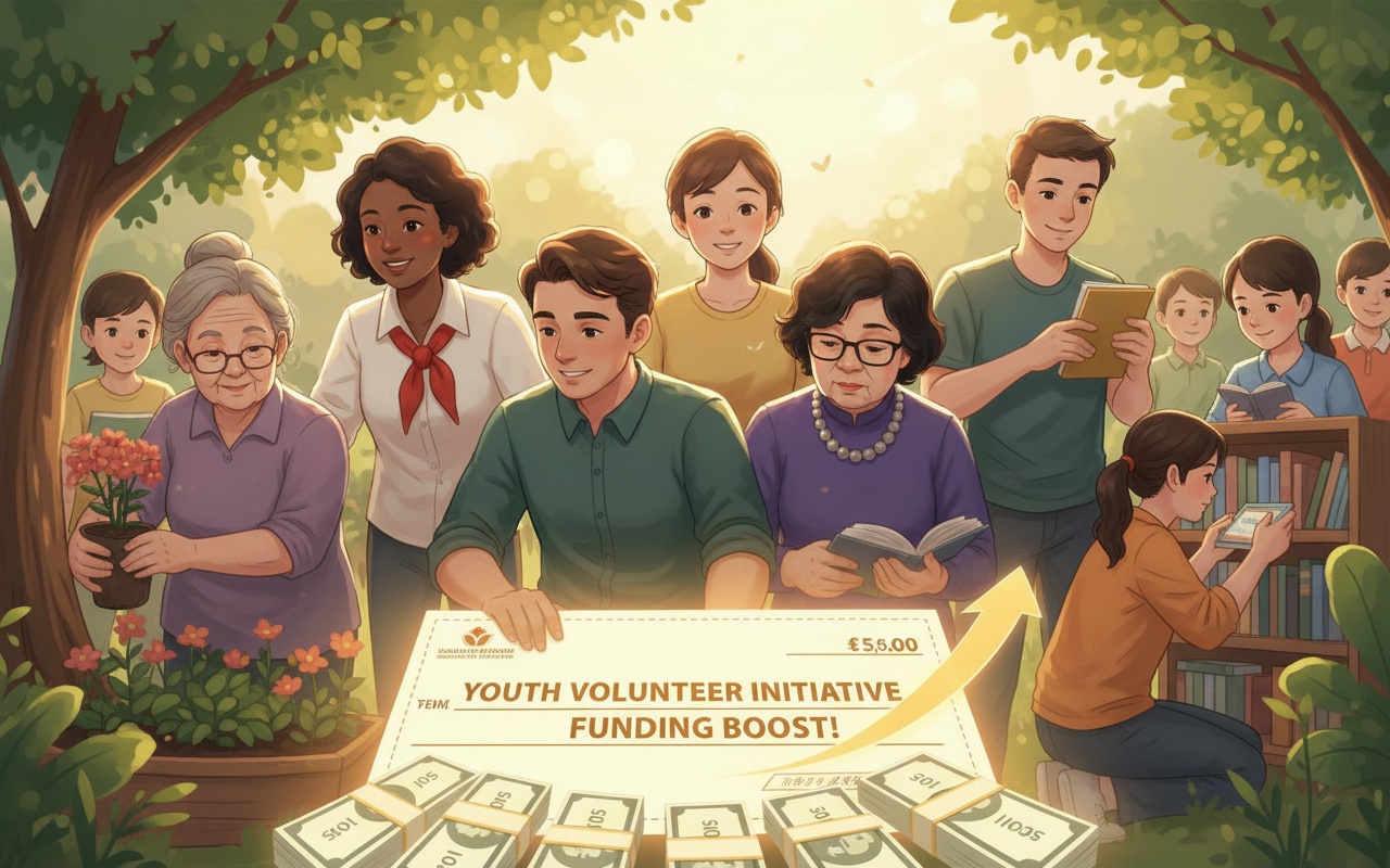 청년 자원봉사자 보조금 거의 두 배로 인상