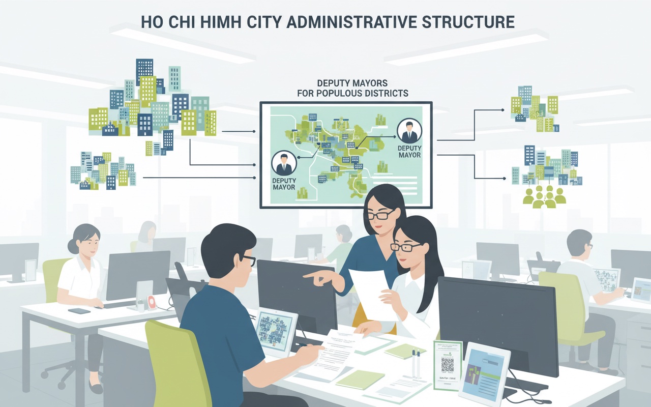 호치민시 83개 동·사무소에 부시장 추가