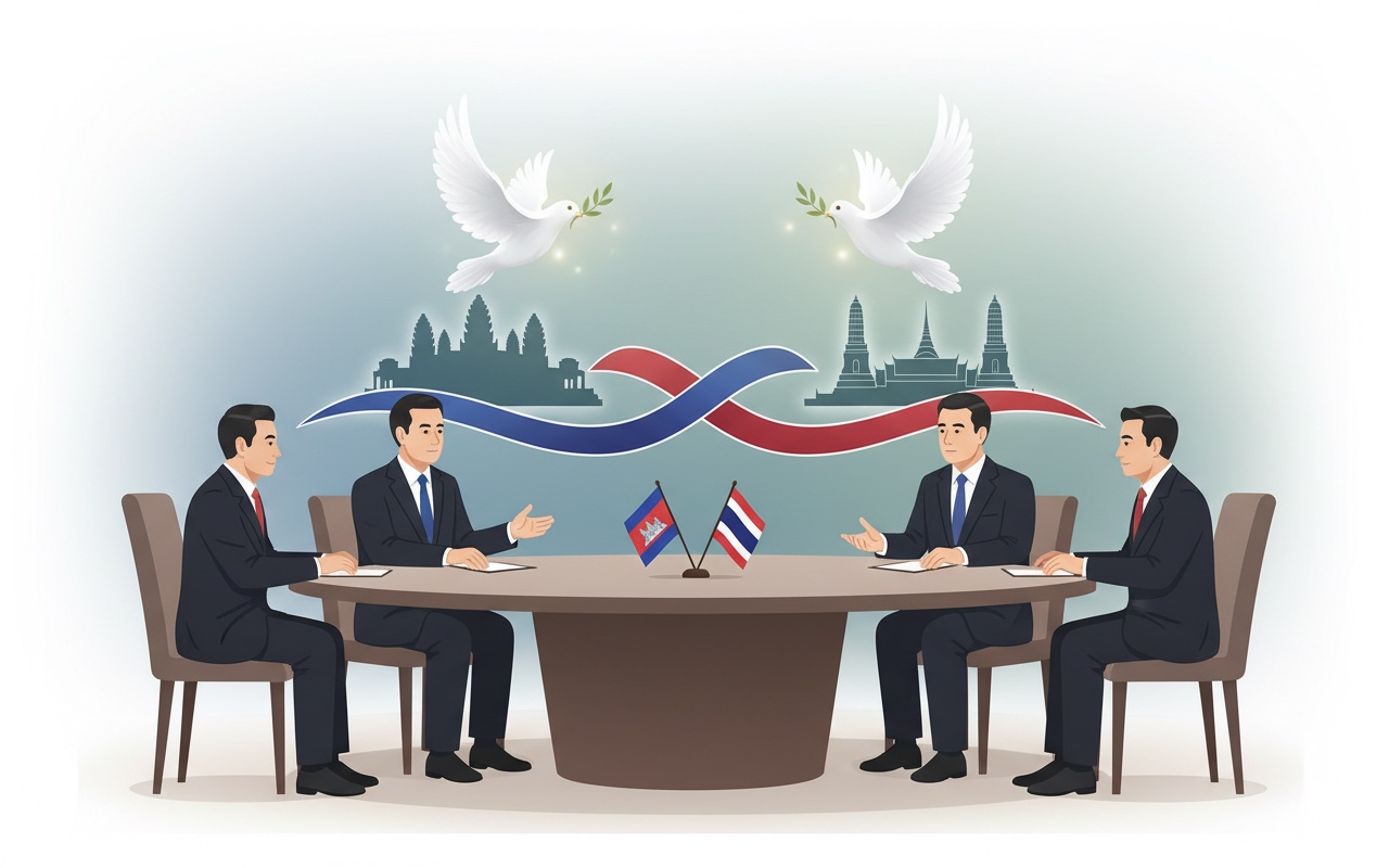 캄보디아 총리, 태국과의 휴전 합의 이유 설명