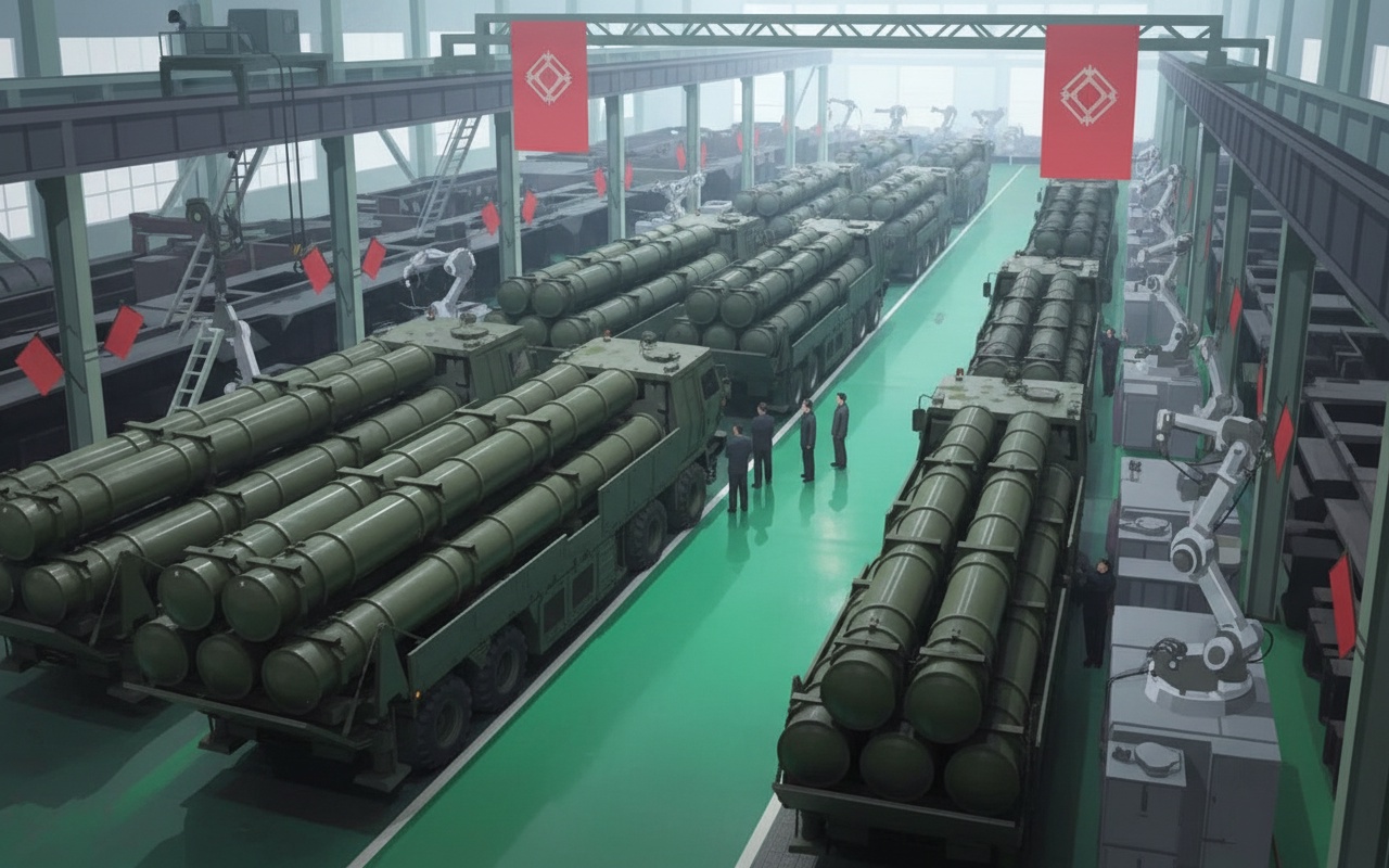 북한, 핵탄두 장착 가능성 있는 로켓포 공개