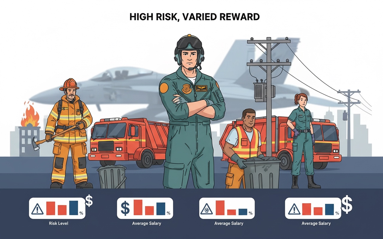 미국에서 가장 위험한 직업 10가지