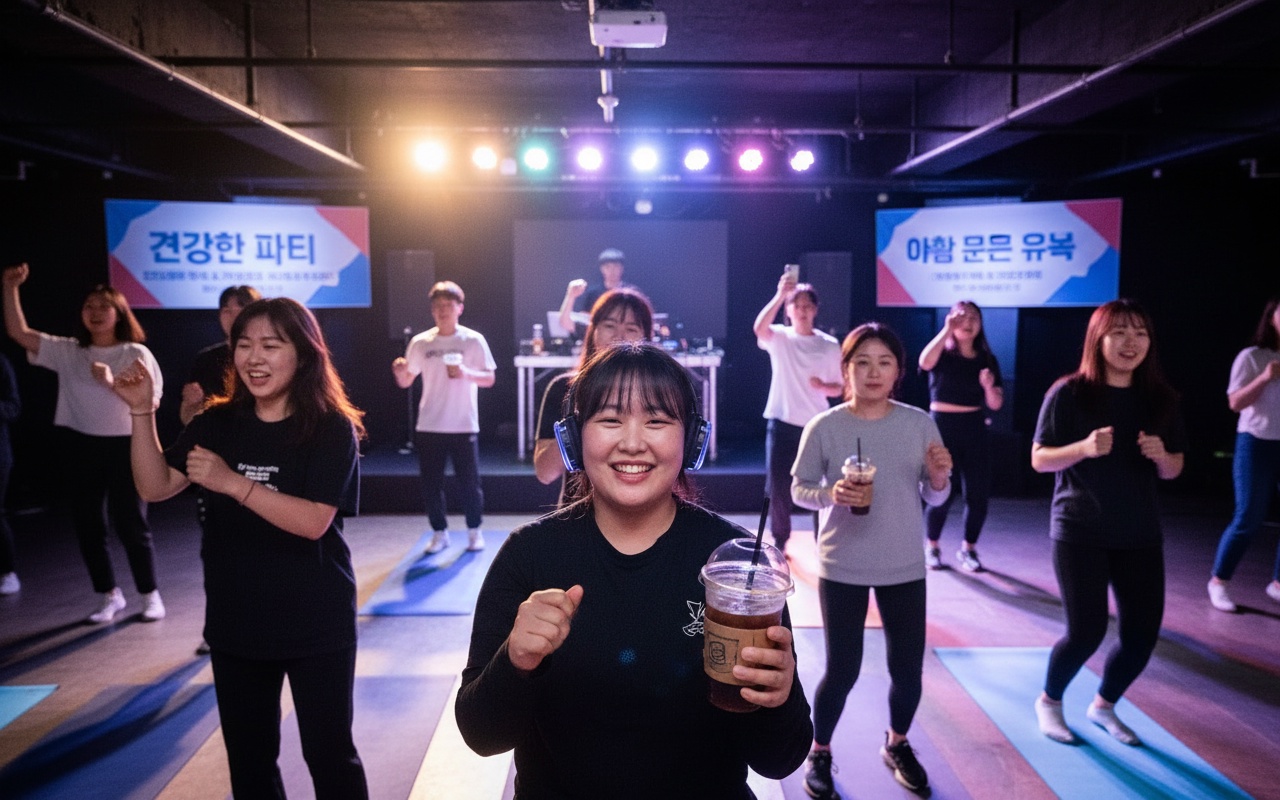 한국의 무알콜 아침 파티 트렌드