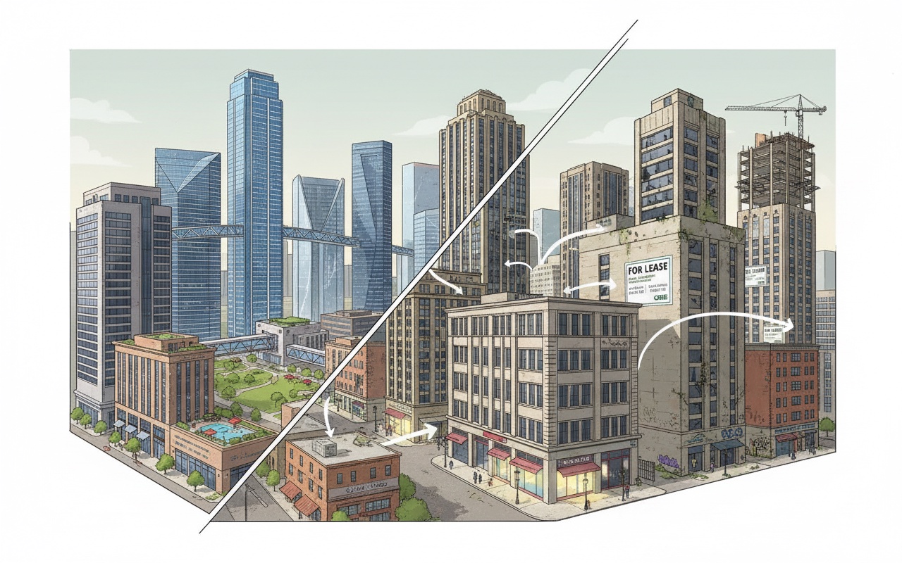 달라스, '빈껍데기' 도시로 전락