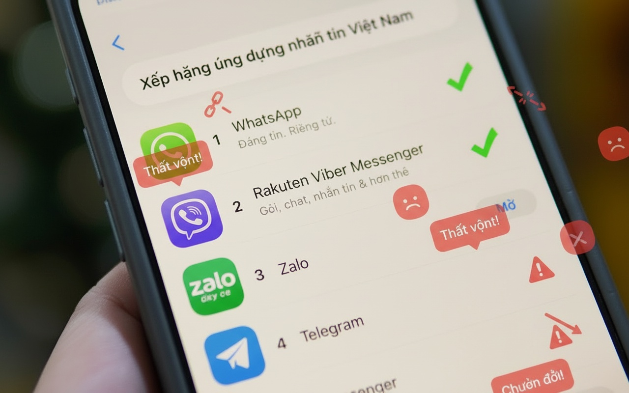 WhatsApp과 Viber, 베트남에서 급격히 다운로드 증가