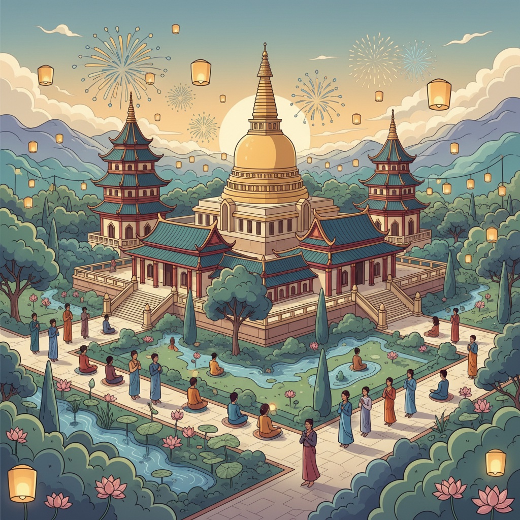 만달라 타이티엔에서의 법회 개최