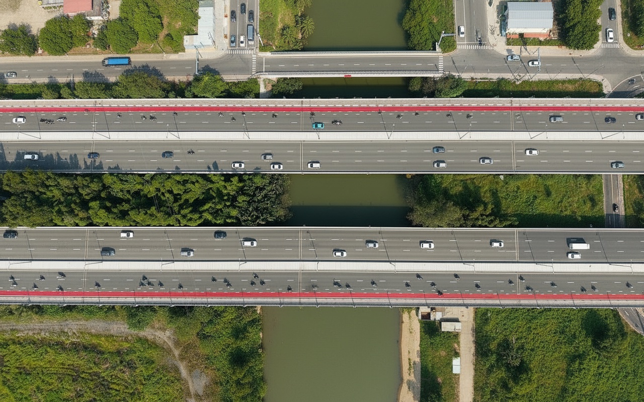 호치민시 자전거 전용 도로, ‘인식 향상’을 위한 빨간색으로 도색