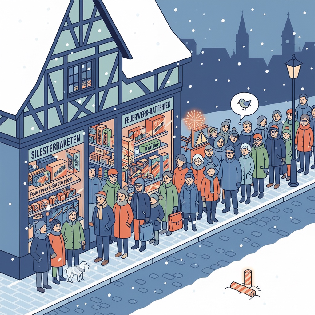 독일, 새해 전야 불꽃놀이로 인한 논란 확산