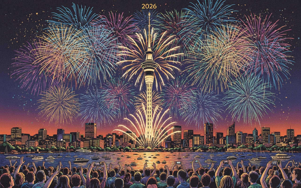 세계가 2026년 새해를 맞이하다