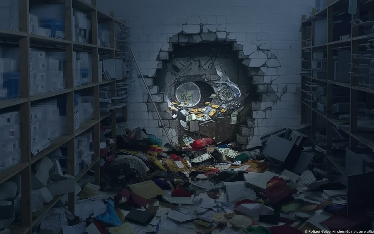 은행 금고를 뚫고 3,500만 달러를 탈취한 도둑들