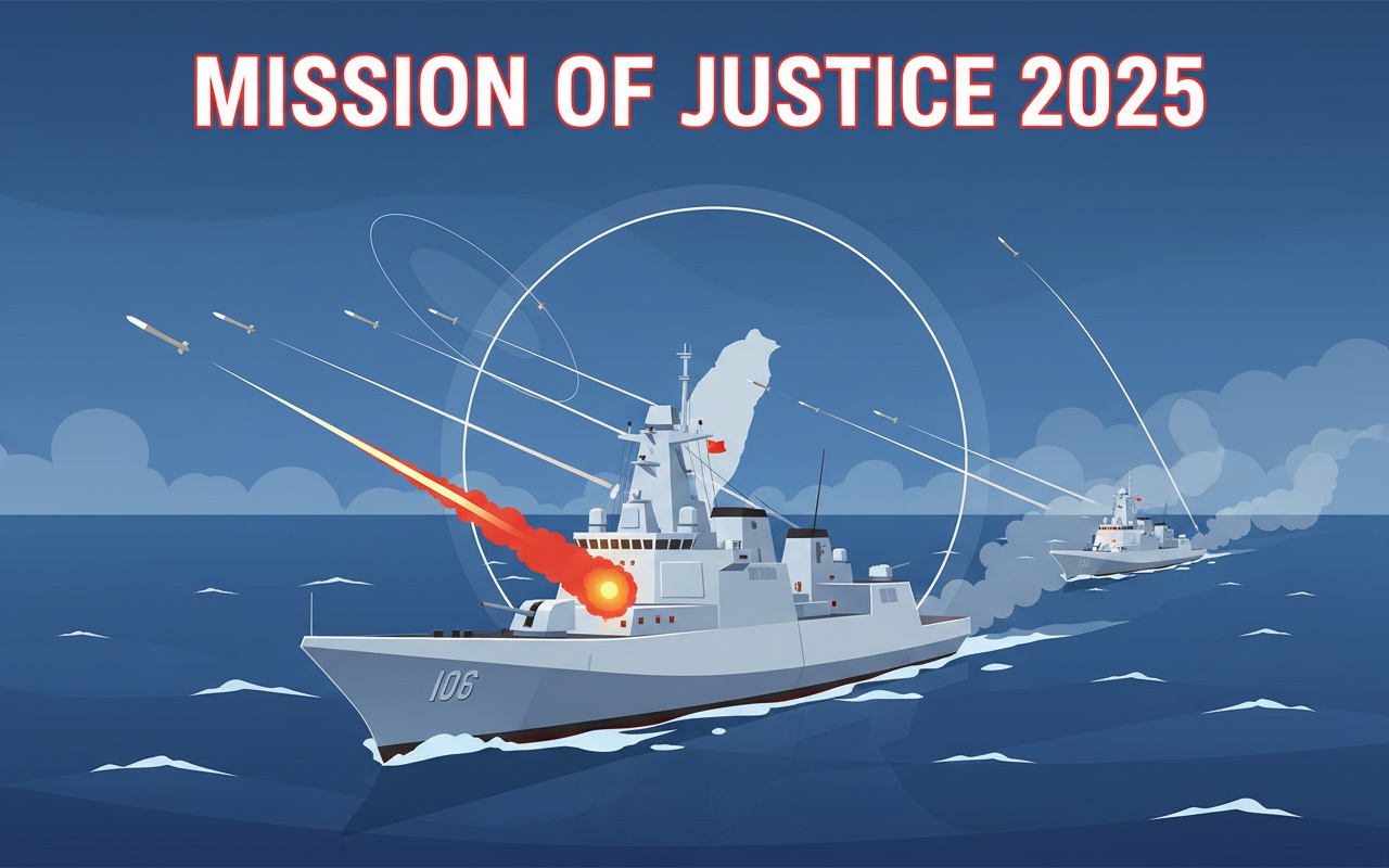 중국의 대만 주변 전례 없는 대규모 군사 훈련