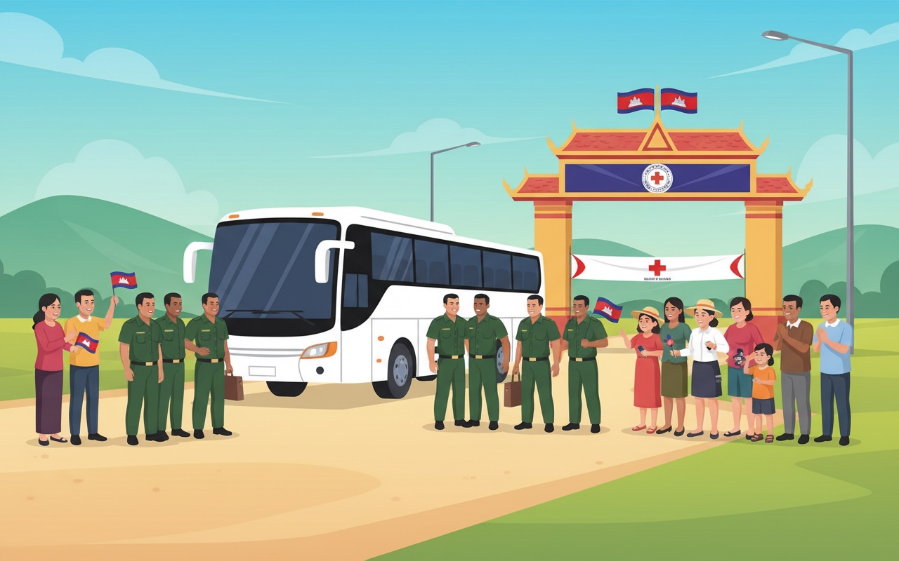 태국, 캄보디아 군인 18명 송환